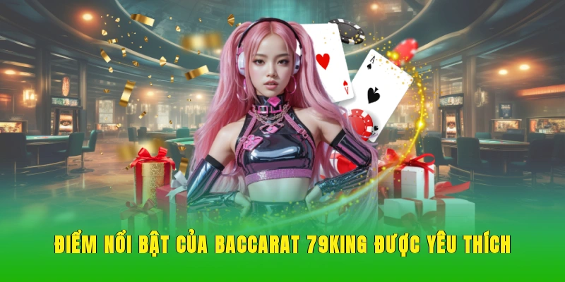 Điểm nổi bật của Baccarat 79KING được yêu thích.